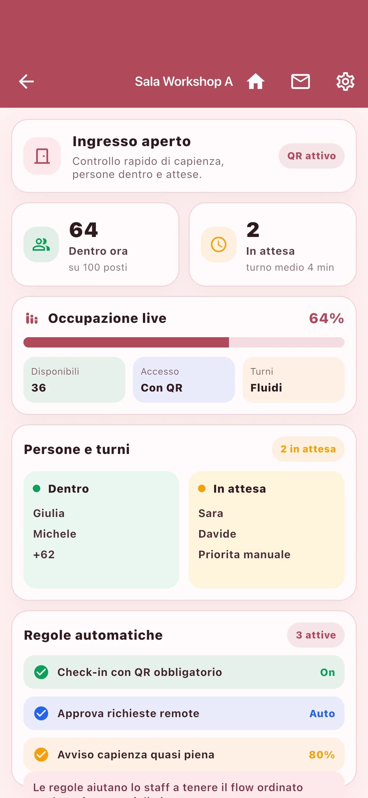 Gestione flow